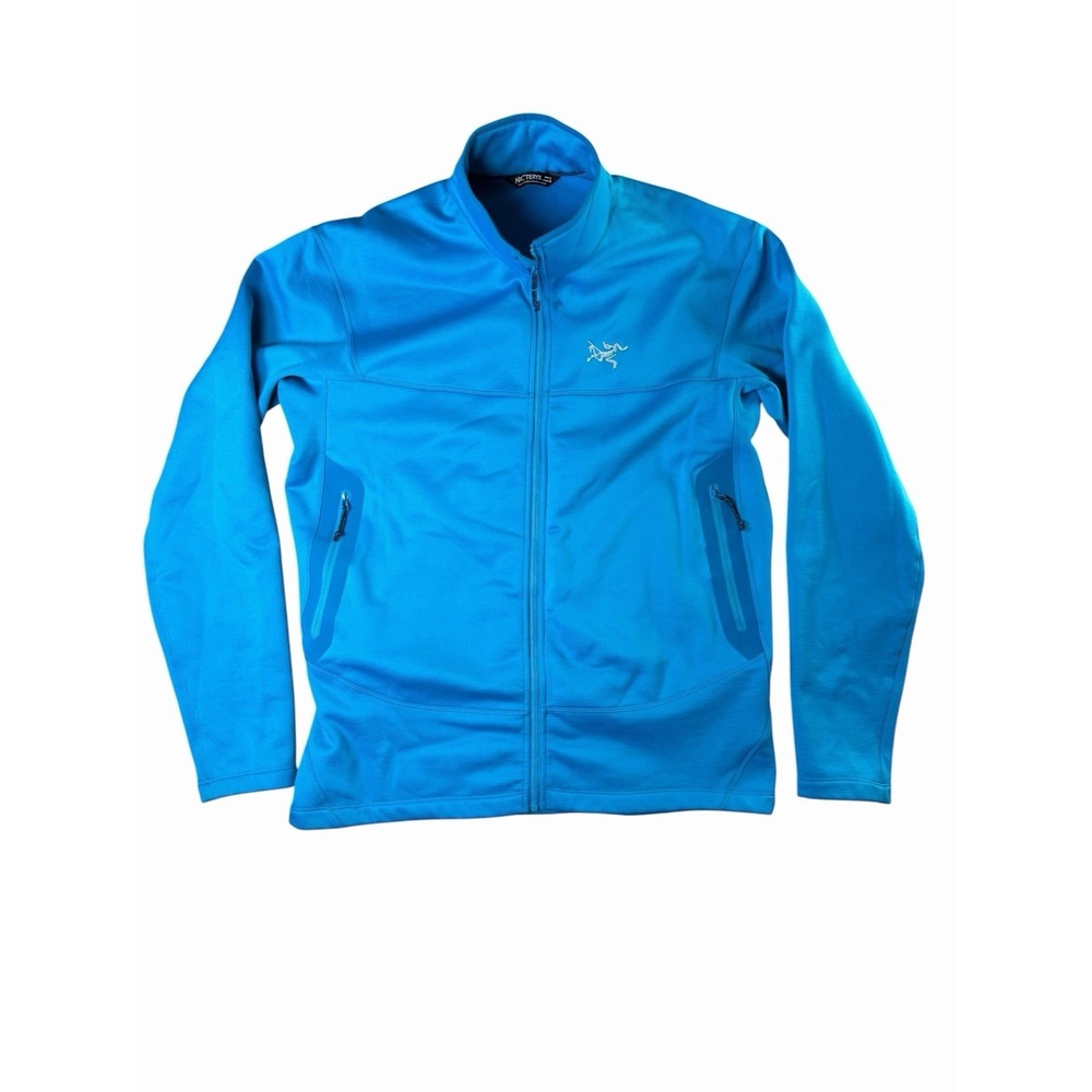 Arc'teryx Mens Blue Full Zip Jacket Softshell Hiking Outdoor Size L